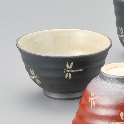 66017-341 トンボ茶碗(緑)|業務用食器カタログ陶里30号
