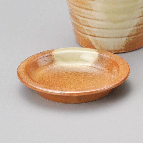 67166-461 伊賀灰釉段付丸小皿|業務用食器カタログ陶里30号