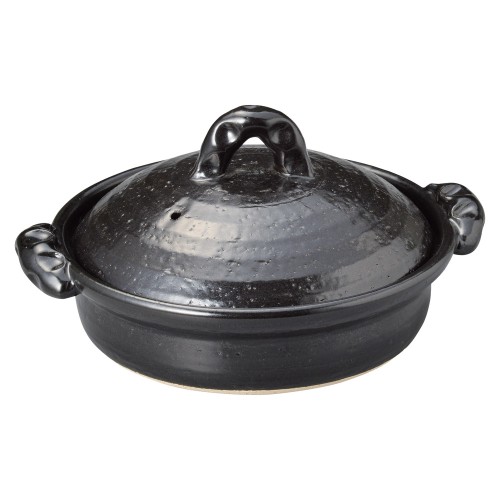 68529-431 黒釉9.0切立鍋|業務用食器カタログ陶里30号