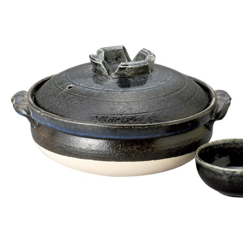 68834-711 瑠璃釉9号深鍋|業務用食器カタログ陶里30号