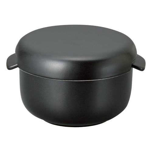 69128-721 黒マット1合おひつ(一人用)|業務用食器カタログ陶里30号