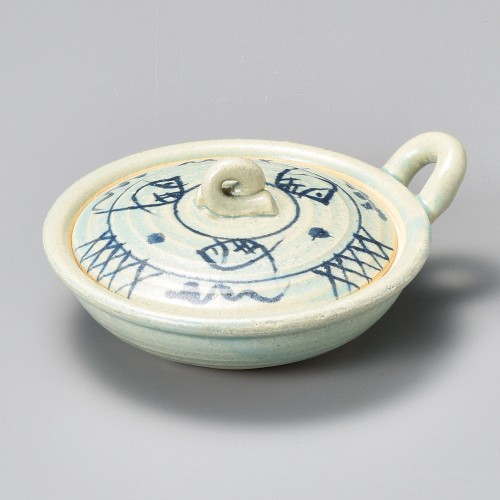 70042-311 青磁魚紋目玉焼き器|業務用食器カタログ陶里30号