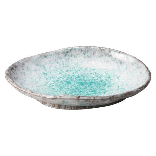 71418-711 青釉 6.5号小判皿|業務用食器カタログ陶里30号