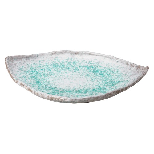 71423-711 青釉 三方皿(大)|業務用食器カタログ陶里30号