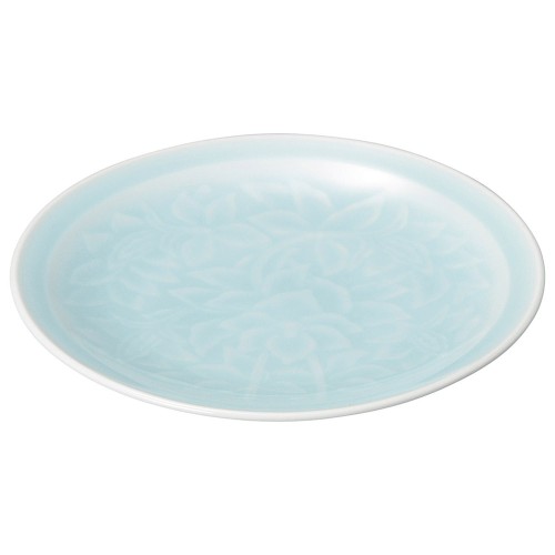 72208-251 青白磁唐草 6.0皿|業務用食器カタログ陶里30号