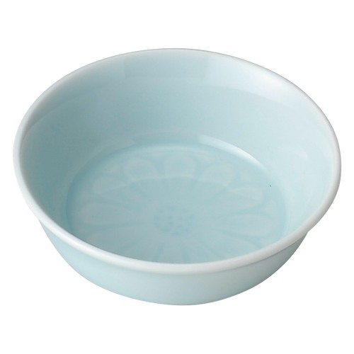72217-251 青白磁唐草 菊彫3.8玉割|業務用食器カタログ陶里30号