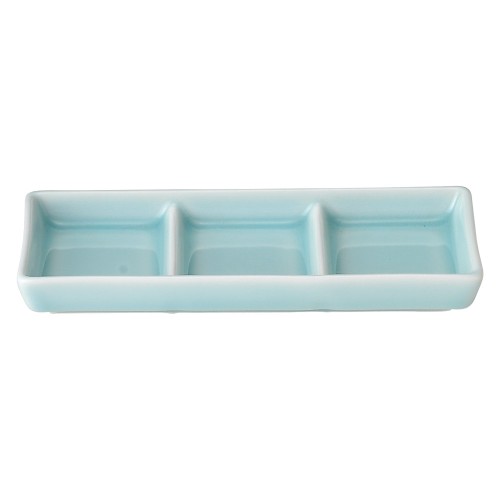 72240-251 青白磁唐草 三ツ仕切皿|業務用食器カタログ陶里30号