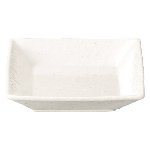 72908-181 粉引石目 正角4.5皿|業務用食器カタログ陶里30号