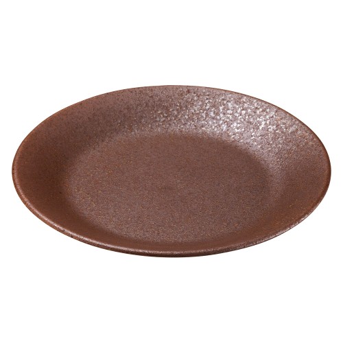 73429-021 赤茶備前 5.5皿|業務用食器カタログ陶里30号