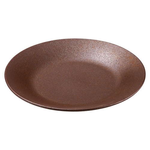 73433-021 赤茶備前 9.0皿|業務用食器カタログ陶里30号
