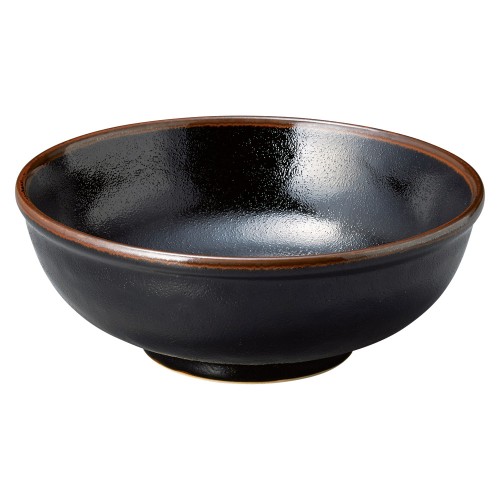 73904-611 ゆず天目 6.5玉丼|業務用食器カタログ陶里30号