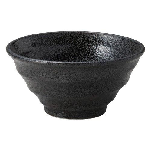 74207-471 らせん ブラック4.0丼|業務用食器カタログ陶里30号