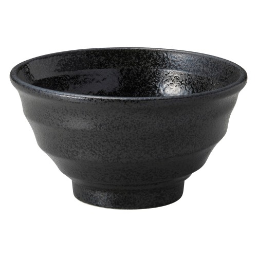 74209-471 らせん ブラック5.0丼|業務用食器カタログ陶里30号