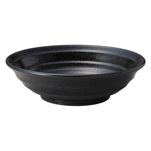 74223-471 らせん ブラック麺丼(大)|業務用食器カタログ陶里30号