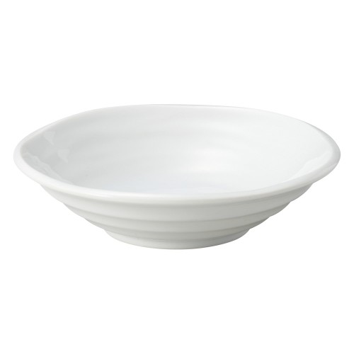 74244-471 らせん ホワイト4.5深皿|業務用食器カタログ陶里30号