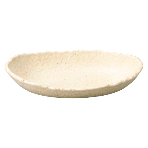 74643-461 強化 ナチュラル クリーム 5.0楕円ボール|業務用食器カタログ陶里30号