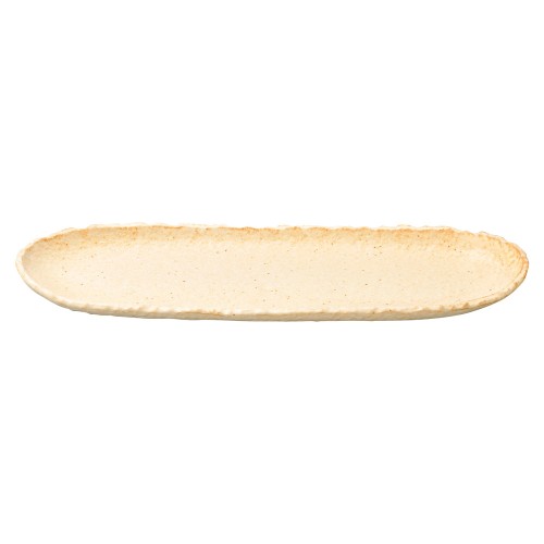 74708-461 強化 ナチュラル クリーム 13.0楕円長皿(大)|業務用食器カタログ陶里30号
