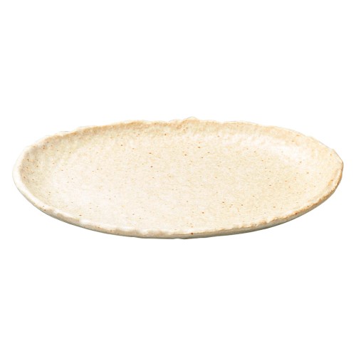 74713-461 強化 ナチュラル クリーム 6.0小判皿|業務用食器カタログ陶里30号