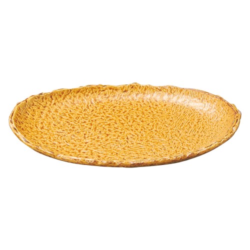 74714-461 強化 ナチュラル キャラメル 6.0小判皿|業務用食器カタログ陶里30号