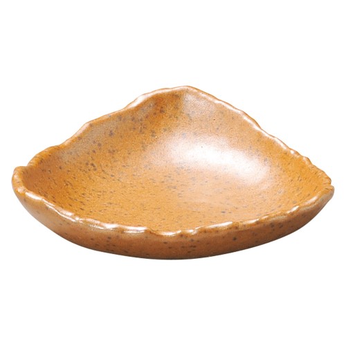 74747-461 強化 ナチュラル チョコ 三角ボール(中)|業務用食器カタログ陶里30号
