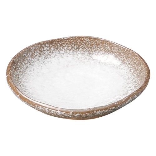 74945-461 強化 伊賀白吹 (石目)4.0取皿|業務用食器カタログ陶里30号