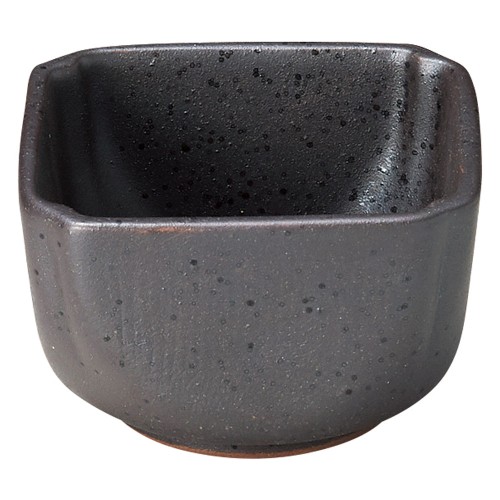 75113-461 強化 黒南蛮 3.0角形丼|業務用食器カタログ陶里30号