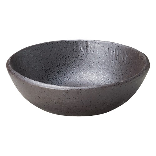 75115-461 強化 黒南蛮 4.0浅丼|業務用食器カタログ陶里30号