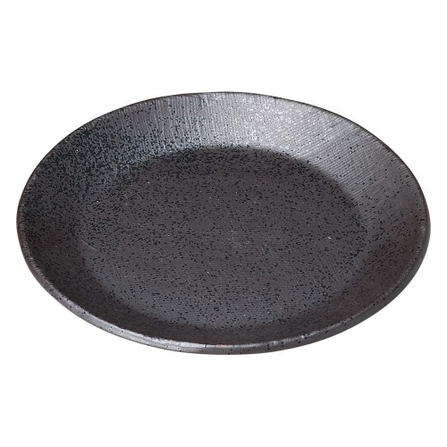 75120-461 強化 黒南蛮 (布目)5.5丸皿|業務用食器カタログ陶里30号