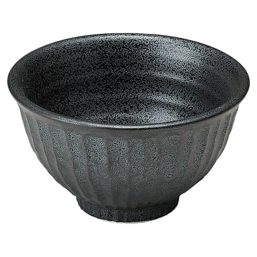 75655-461 黒御影 しのぎ5.0丼|業務用食器カタログ陶里30号