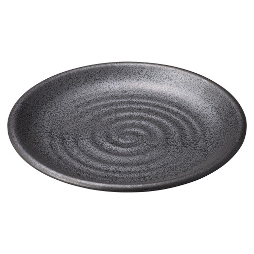 75673-461 黒御影 7.0皿|業務用食器カタログ陶里29号