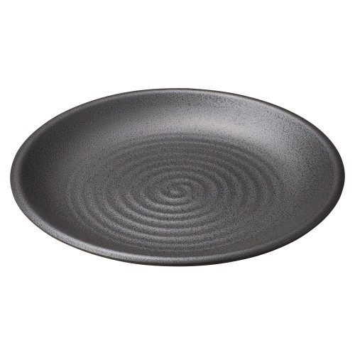 75674-461 黒御影 9.0皿|業務用食器カタログ陶里30号
