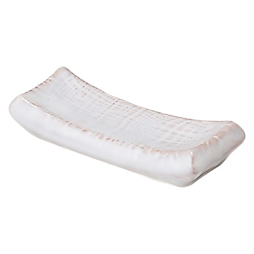 75876-461 乳白 箸置|業務用食器カタログ陶里30号