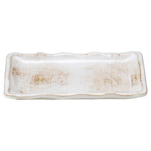 75879-461 乳白 長角のり皿|業務用食器カタログ陶里30号