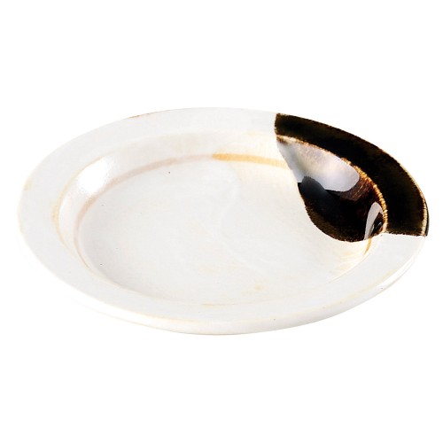 75922-461 織部掛筋 丸小皿|業務用食器カタログ陶里30号