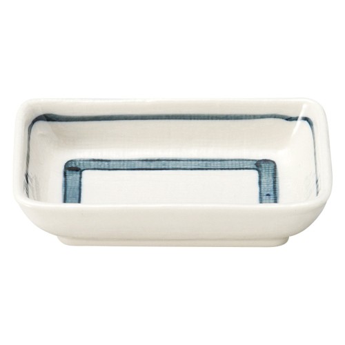 76182-461 だみ筋 長角小皿|業務用食器カタログ陶里30号