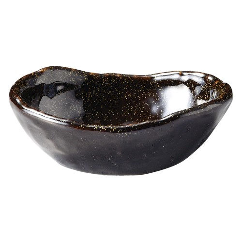 76281-461 金彩天目 新楕円小付|業務用食器カタログ陶里30号