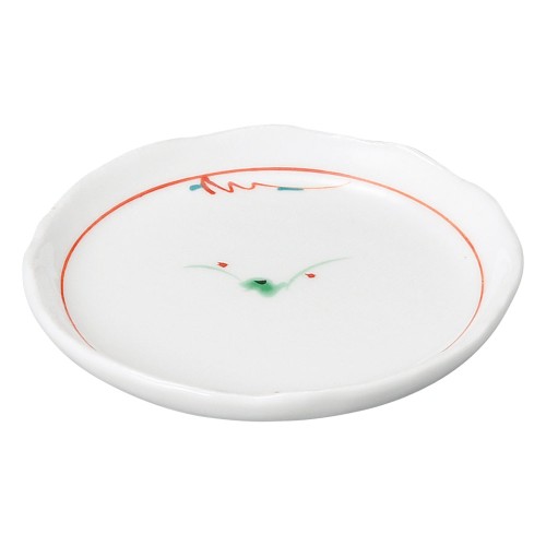 76801-051 赤絵花紋 3.0皿|業務用食器カタログ陶里30号