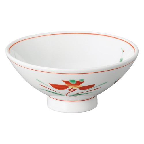 76820-051 赤絵花紋 中平|業務用食器カタログ陶里30号