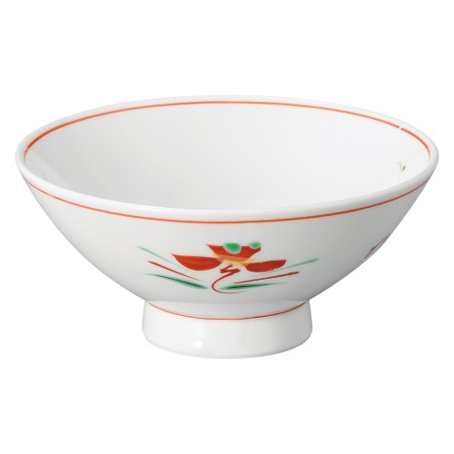 76821-051 赤絵花紋 大茶|業務用食器カタログ陶里30号