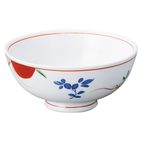76874-181 染錦春日(強化) 丸碗|業務用食器カタログ陶里30号
