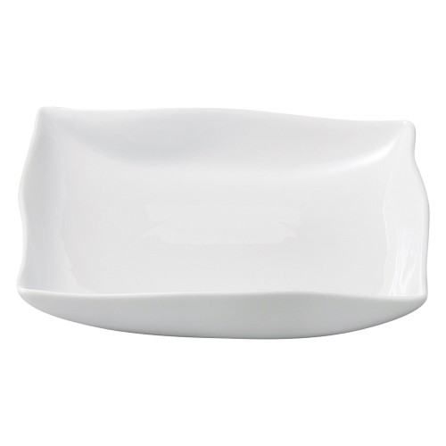 77215-221 イルタ 白磁 四角鉢(大)|業務用食器カタログ陶里30号
