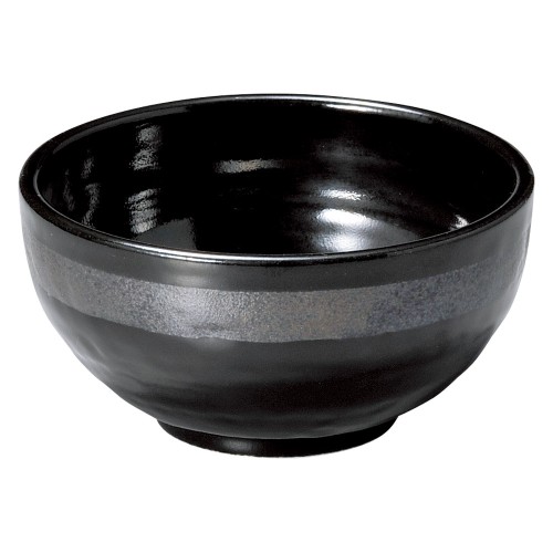 77359-281 銀彩黒 石目5.0丼|業務用食器カタログ陶里30号