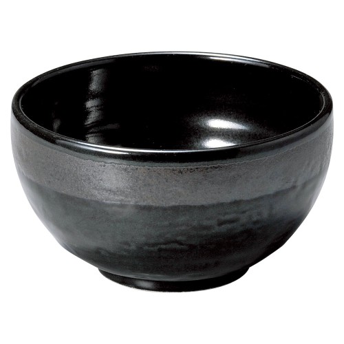 77361-281 銀彩黒 5.5丼|業務用食器カタログ陶里30号