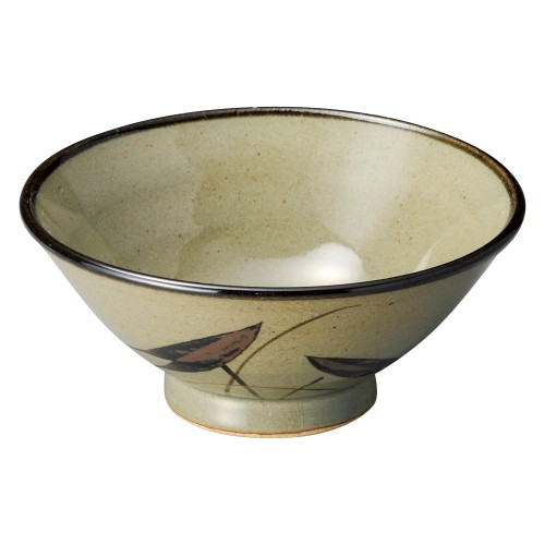 77422-181 益子水草 のり茶身丼|業務用食器カタログ陶里30号