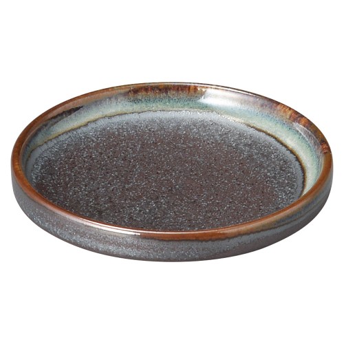 77592-411 ブルー鉄釉 やくみ皿|業務用食器カタログ陶里30号