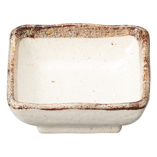 77770-181 志野粉引 正角千代口|業務用食器カタログ陶里30号
