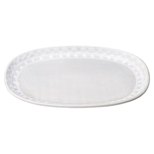 77923-411 マジョリカ 9.5小判皿|業務用食器カタログ陶里30号