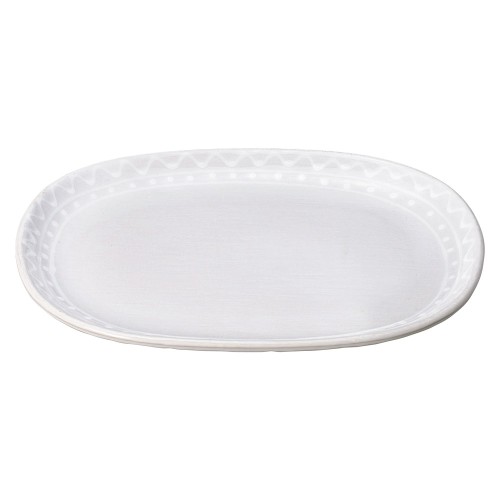 77924-411 マジョリカ 11.0小判皿|業務用食器カタログ陶里30号