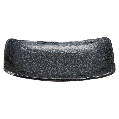 77964-451 黒ちらし(強化) 長角7.0皿|業務用食器カタログ陶里30号