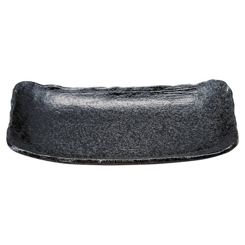 77965-451 黒ちらし(強化) 長角8.0皿|業務用食器カタログ陶里30号